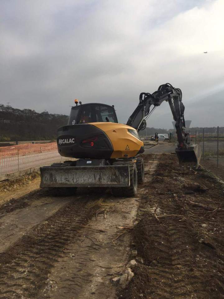 Construction route en cours Maurecourt